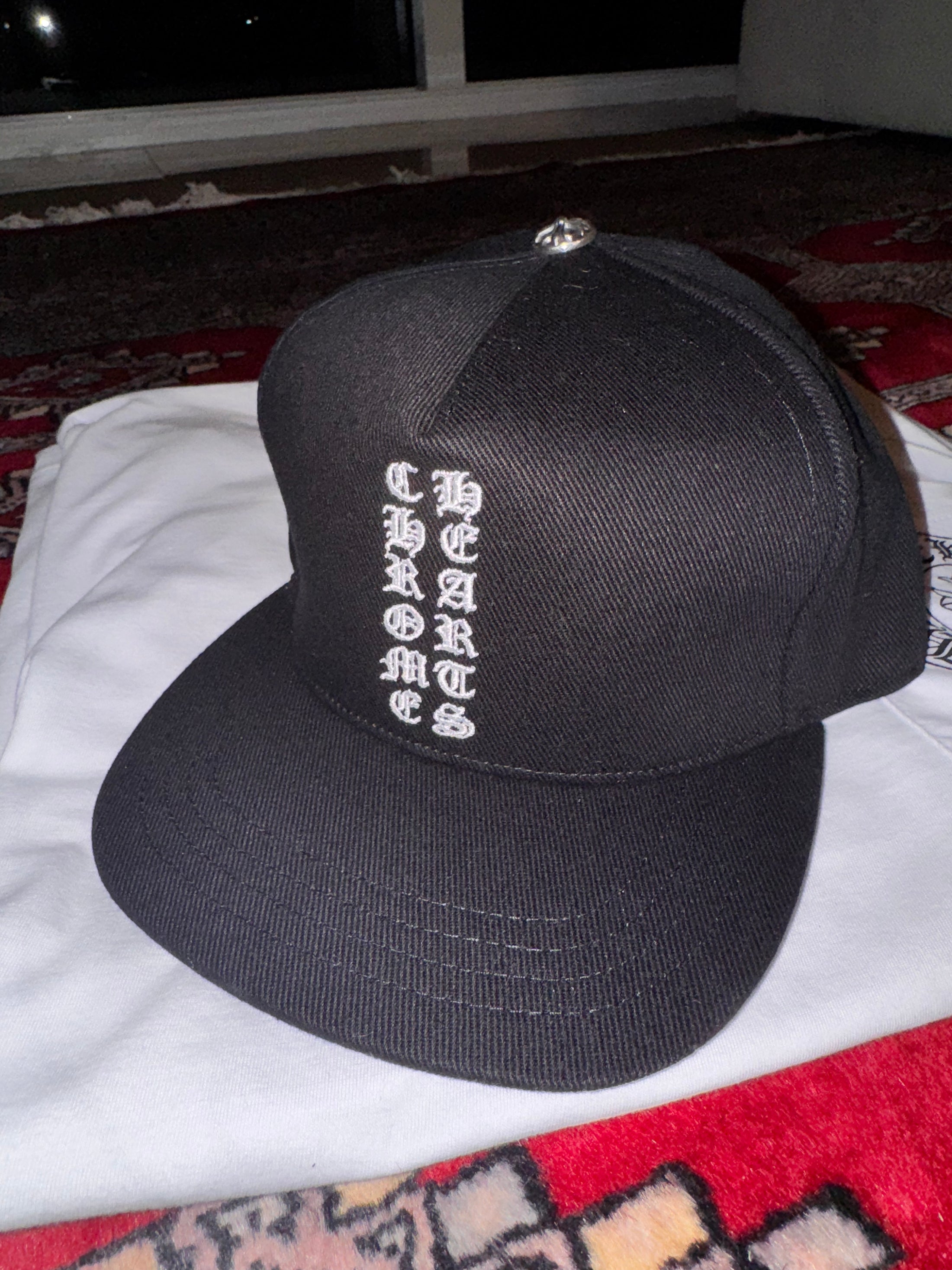 Chrome Hearts Vertical Logo Hat